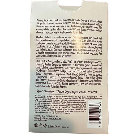 Vita Liberata pHenomenal Organic Tan Infused Cloths - Picture 2 of 4